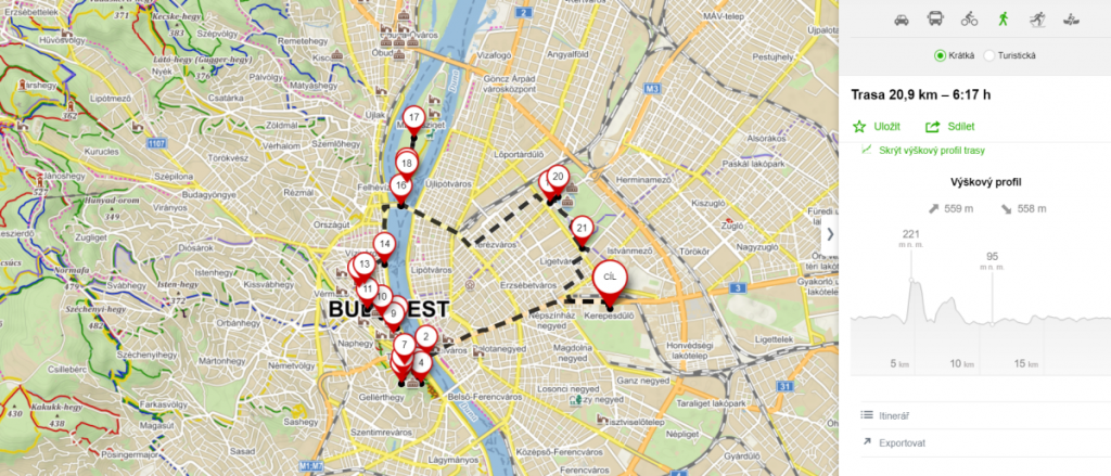 Madarsko 26 - Budapešť mapa