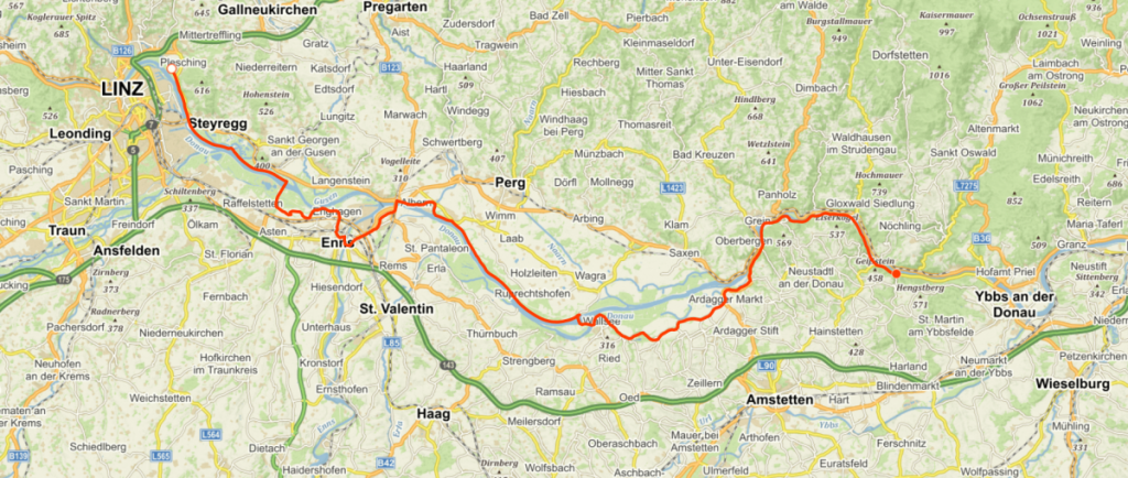 Dunajska stezka_Den2_mapa