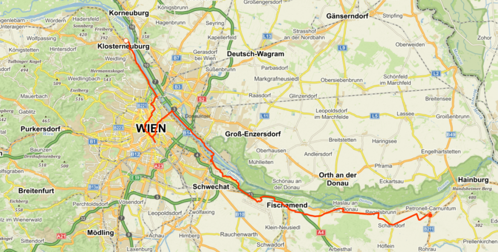 Dunajska stezka_Den5_mapa