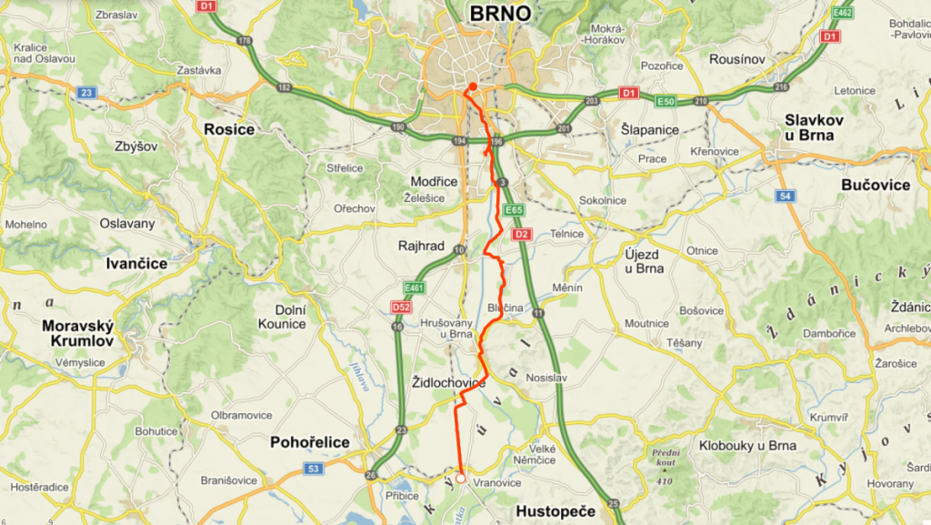 Dunajska stezka_Den8_mapa