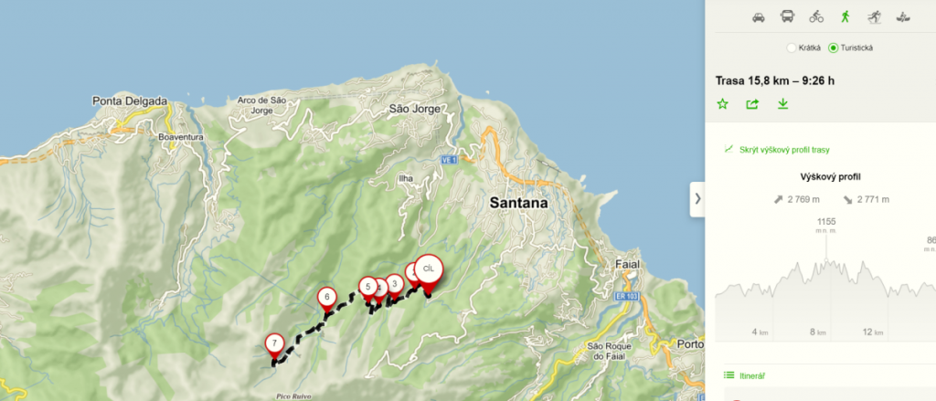 Madeira_Mapa_den4_Cesta do pekla