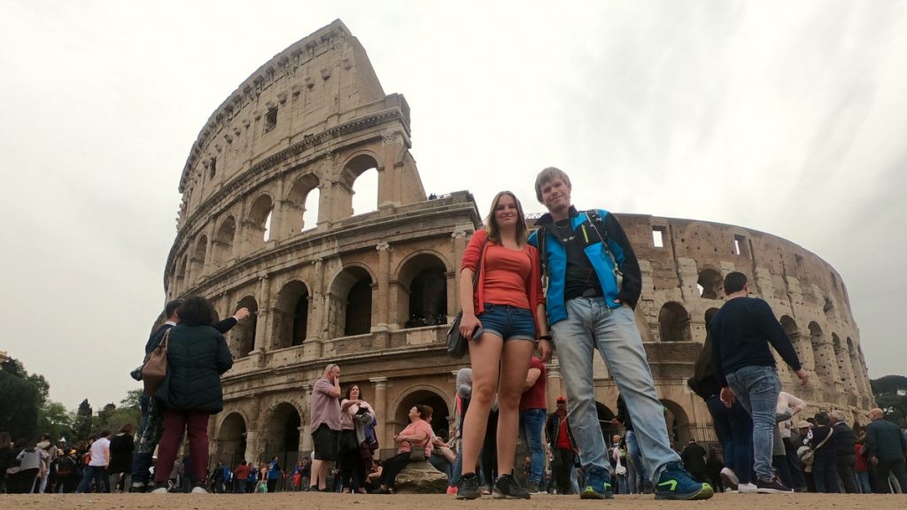 Řím - Coloseum a naše maličkost