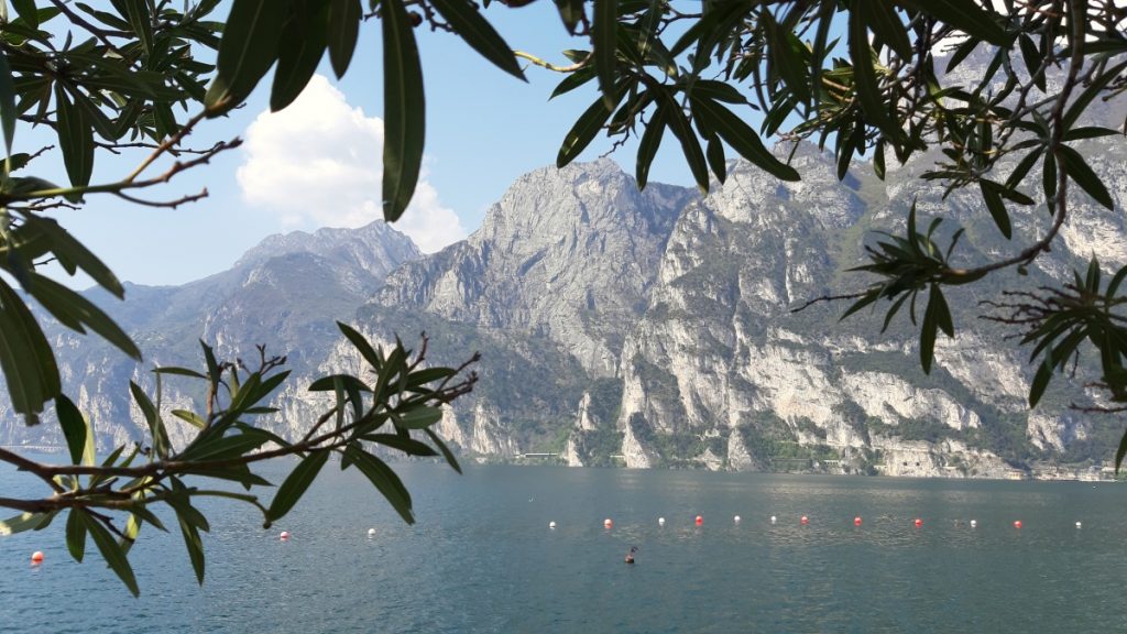 Jezero Lago di Garda - Útesy